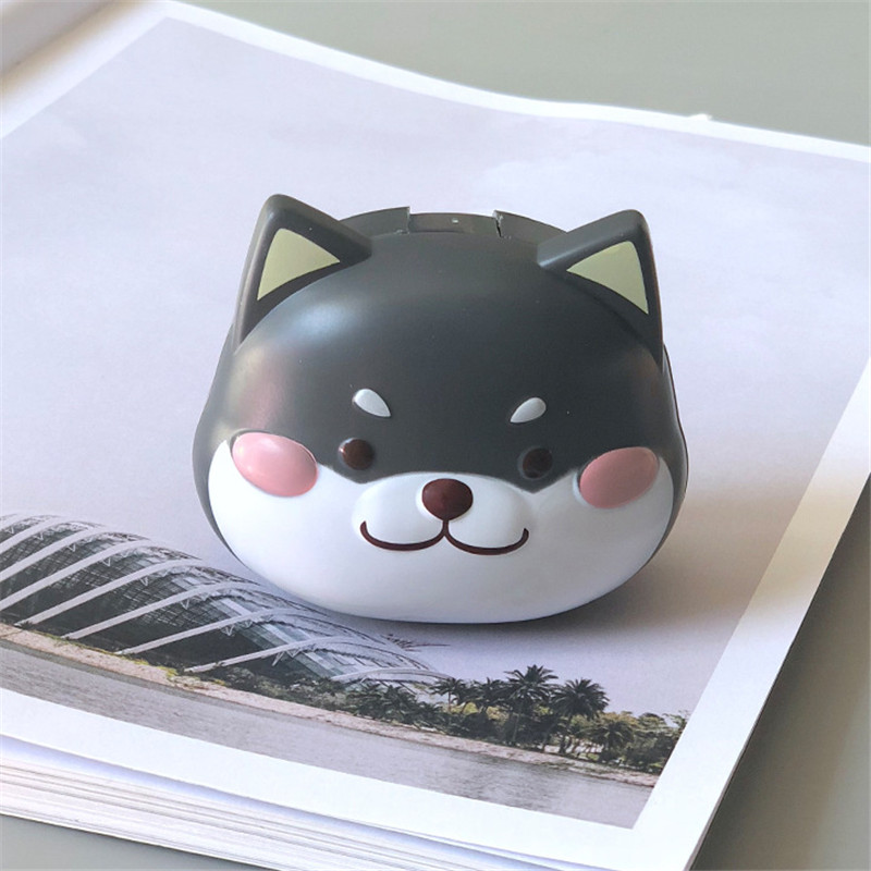 

Cute shiba inu Contact lens case Net Red contact lens case travel glasses as gift care box