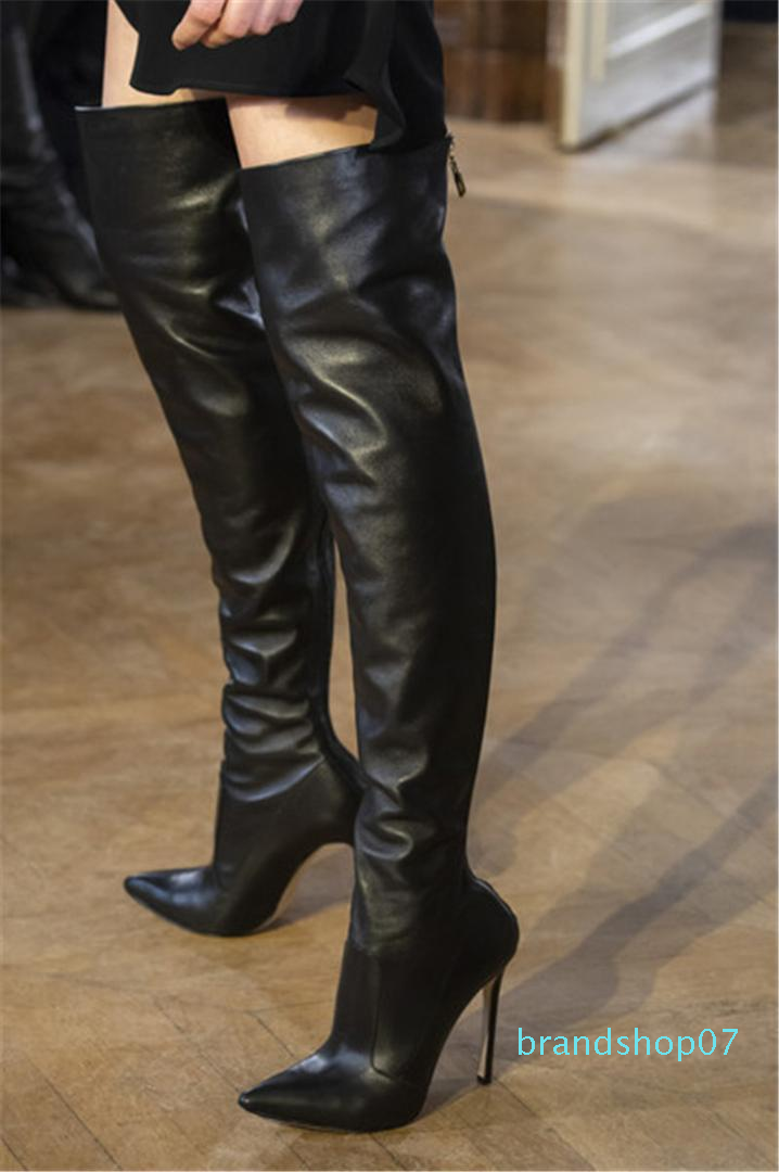 ladies in thigh high leather boots