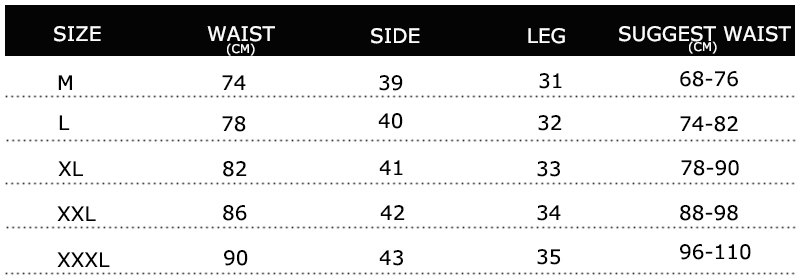 Express Bathing Suit Size Chart