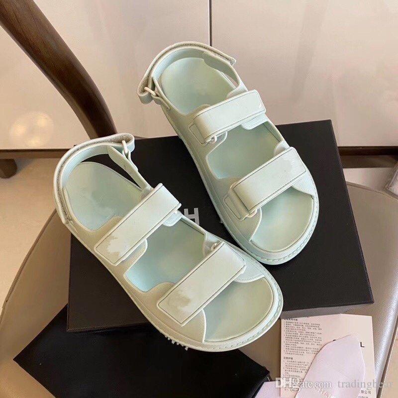 

France shoes boutique pink magic stick waterpoof beach shoes casual designer sandals luxury women fashion shoes size 35 to 41, Extra carton;not shoes