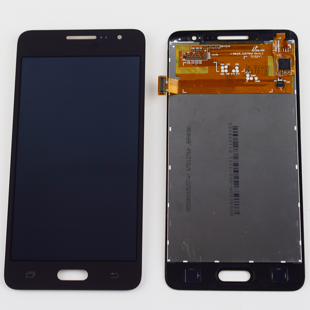 LCD Screen and Digitizer Full Assembly for Galaxy Grand Prime SM-G530F SM-G531F Premium Quality Color : Black