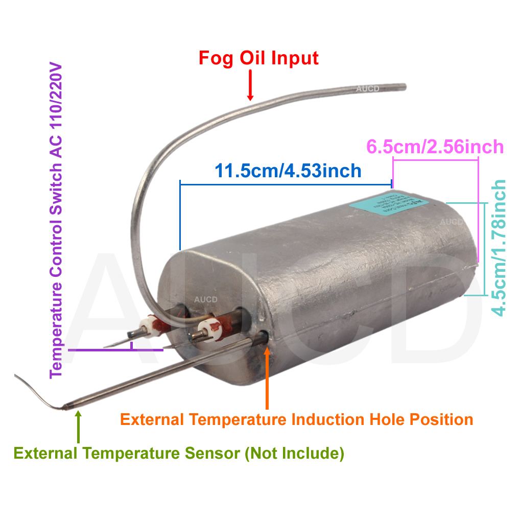 2020 AC 110 220V 40DCB 1500W Fog Smoke Fogging Machine Heater Stick