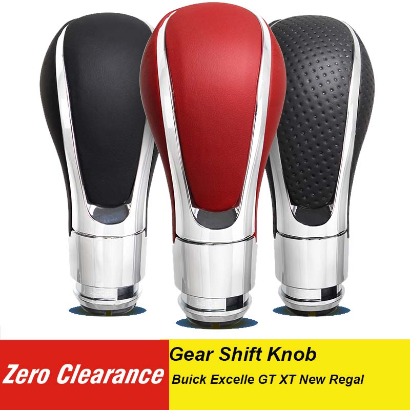 

Zeroclearance Leather Gear Shift Knob For Excelle GT XT Regal 2013 2014 2015 Coffee Black Red Leather Shift Knob