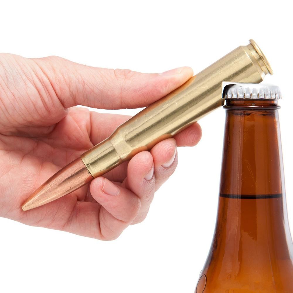 

Creative bullet bottle opener Shell case shaped opener Great gift idea for military fan Free shipping