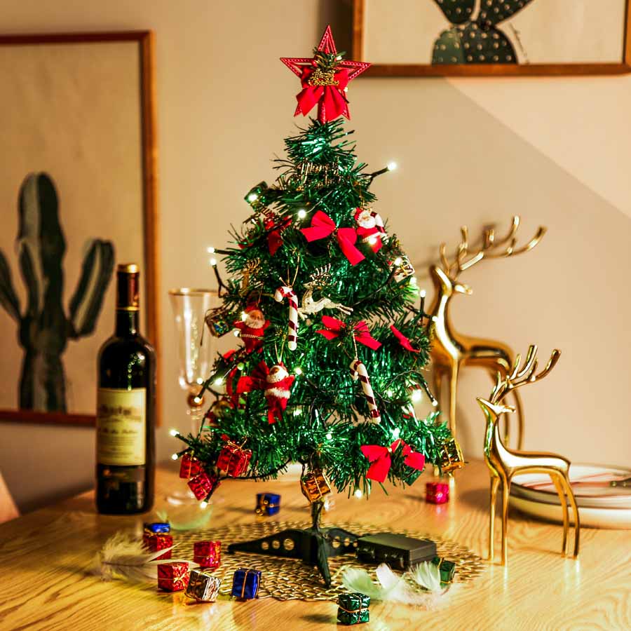 

Christmas tree decoration 45cm encryption mini Christmas tree ornaments home decorations