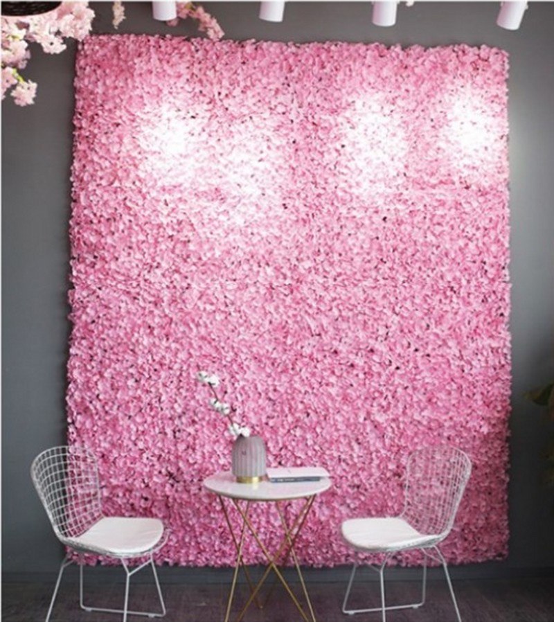 

60X40cm Artificial Hydrangea Flower Wall Photography Props Home Backdrop Decoration DIY Wedding Arch Flowers 12pcs/lot, 01