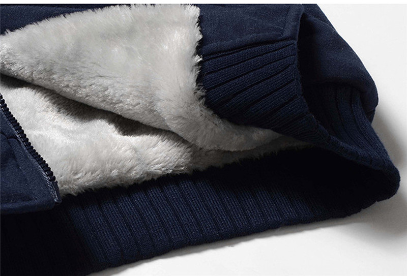 Winter Thick Hoodies Men Zipper Hooded Coat Brand Mens Tracksuit Sweatshirt Patchwork Jackets Warm US/EUR Plus size Fleece Hoody
