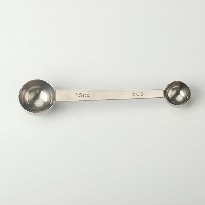 

Stainless Steel Coffee Scoop Tea Coffee Measuring Spoon Double End Sugar Coffee Spoon Tablespoon Kitchen Tool Accessories VT0462