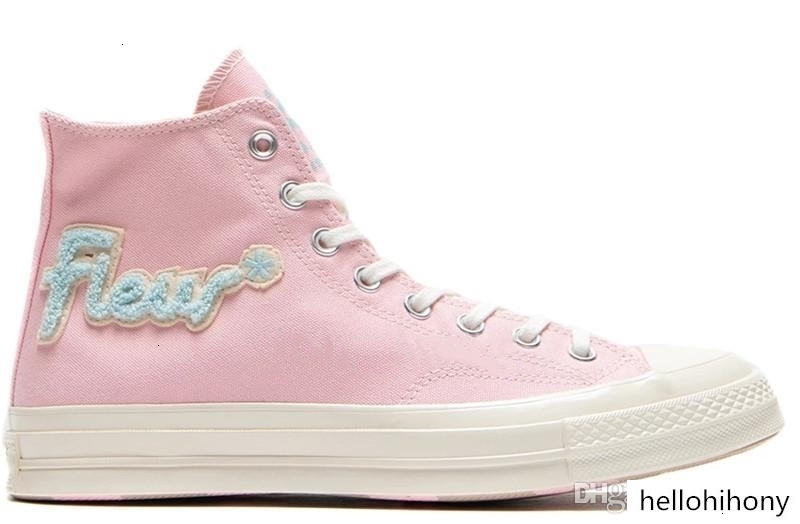 

Golf Le Fleur x Chuck 70 Chenille Flames Hi Men Women Star Skateborad Shoes Fashion GLF 1970 High Pink Blue Canvas Sneaker Size 36-44