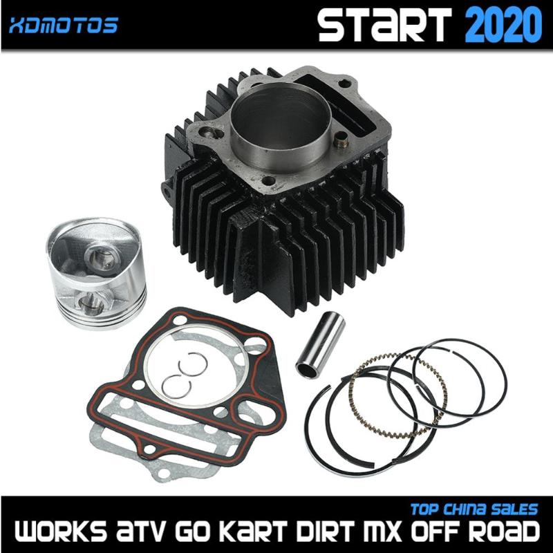 

140cc Cylinder Piston Gasket Kit Fit For 55mm Bore Lifan 1P55FMJ LF 140 Horizontal Engines 140cc Dirt Bike Pit Bike Parts