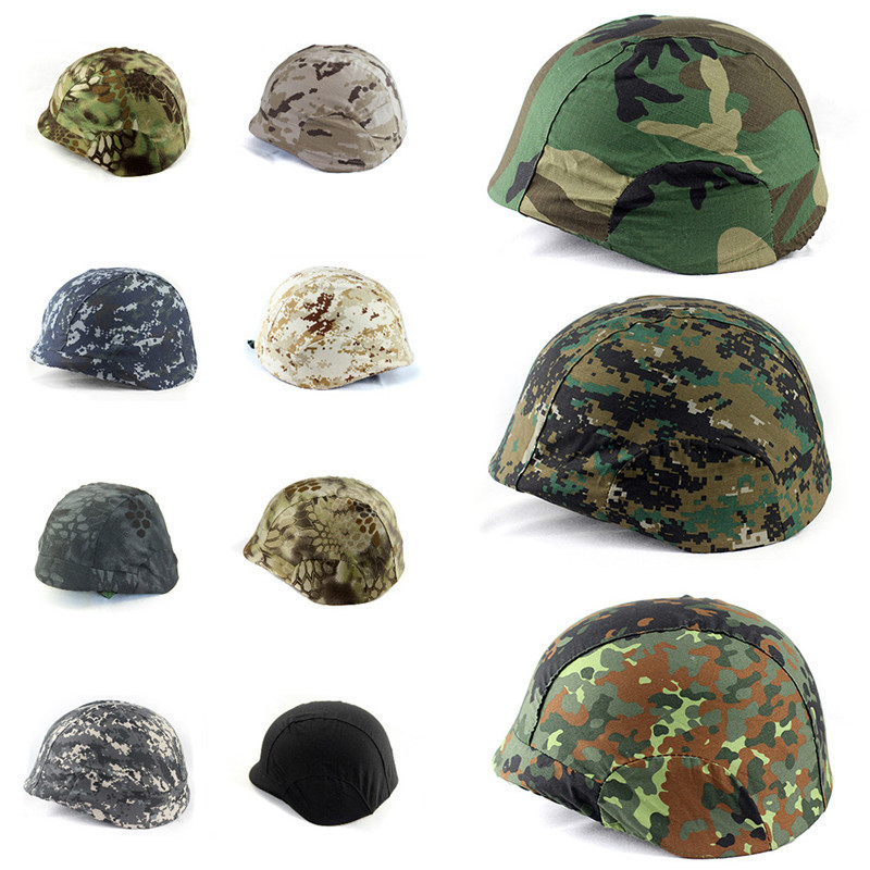 

Cotton Military Tactical Camouflage Helmet Cover for M88 PASGT Kelver Swat Helmet Men Hunting Helmet Protective Cover Accessory