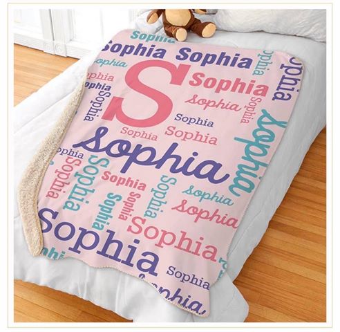 

free shipping 3D Printing Blanket Rugby name customized Thickening Blankets Your Name Sell Well With High Quality you can put your name on