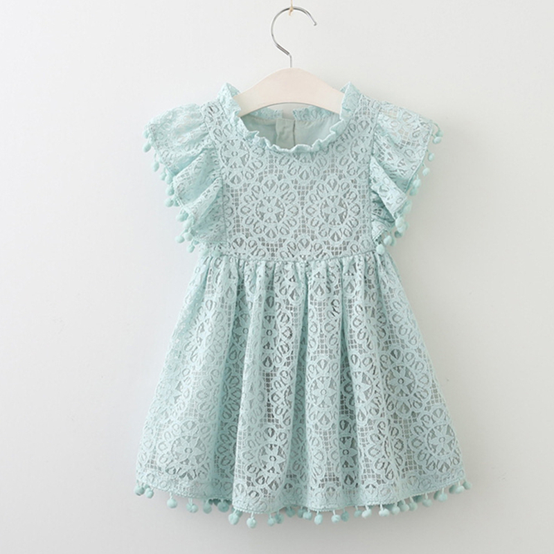 

Girl Dresses Clothes NEW Summer Sleeveless Flower Girl Clothes Children Princess Dresses Spring Fashion Tassel Children Clothing