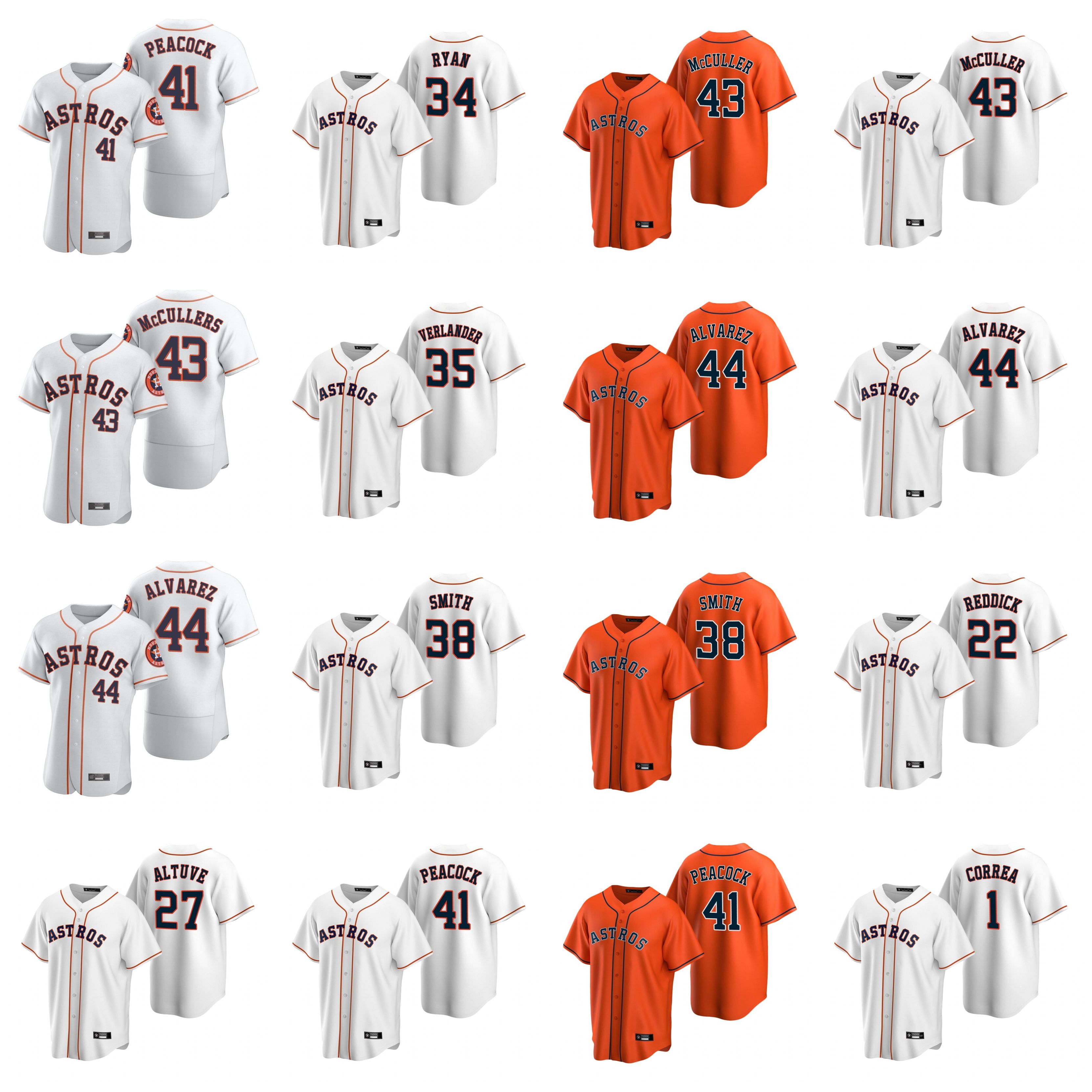 

Alex Bregman Jersey Josh Reddick Jose Altuve Carlos Correa Bryan Abreu Nolan Yordan Alvarez Armenteros Baseball Mens Jerseys Custom Stitched, Womens 2020 cool base orange