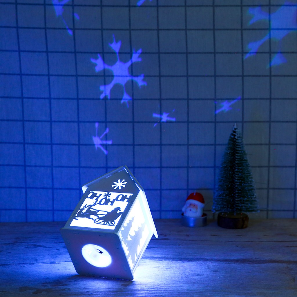 

2019 Small Wooden LED House Lighted Cabin For Party Wedding Decoration Christmas luminous wooden house Toy navidad #10443