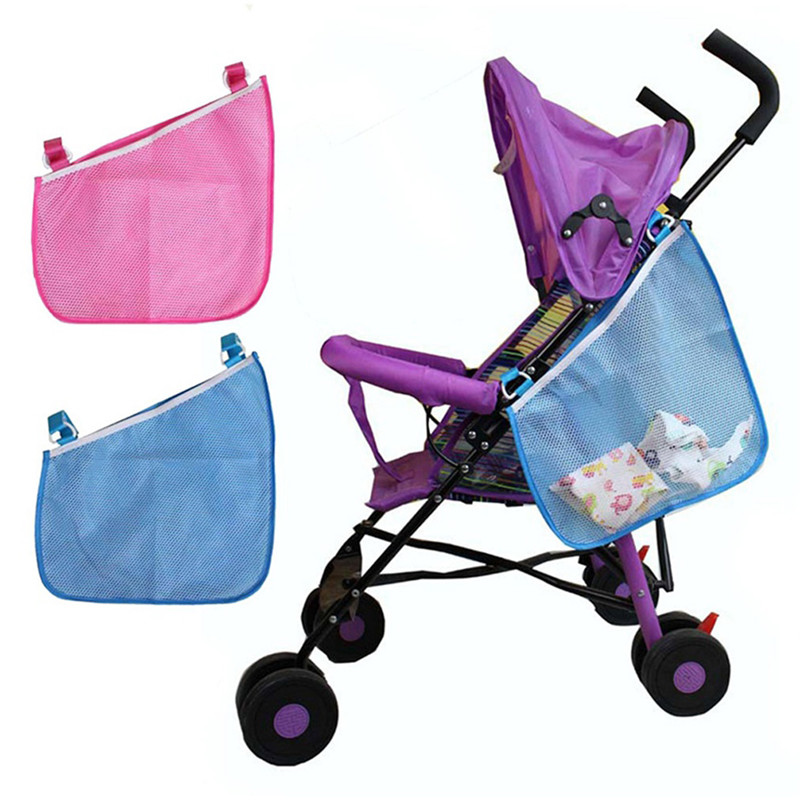 

1 Pink Baby Stroller Side Hanging Bag Umbrella Side Bag Car Seat Organizer Hanging Basket