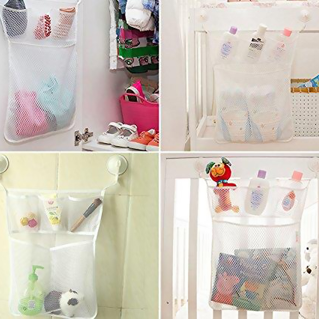 Organisateur De Jouets De Bain Bain A Sechage Rapide Maille Filet Pour Bebe Bain Pour Filet De Rangement Sucker Sac De Rangement Pour Filet Pliant Cuisines Et Salles De Bain Installations Salles