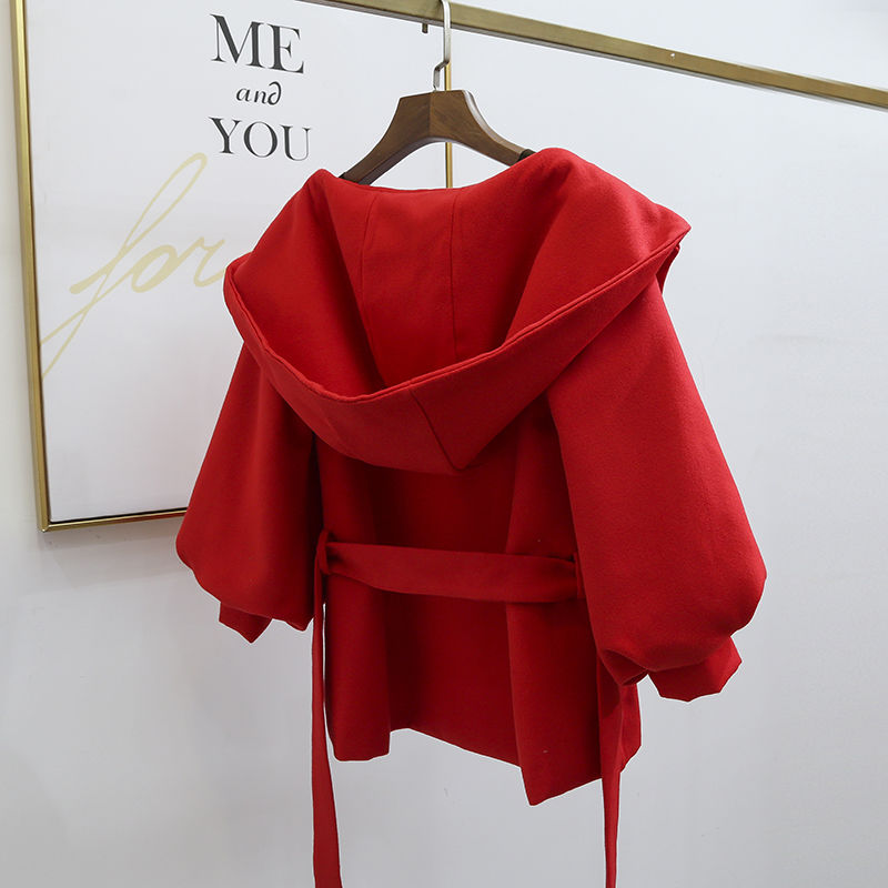 

2020 New Women's Windbreaker Ladies Short Trench Coat Loose Clothes Casual Coat Spring Autumn Wear, Black