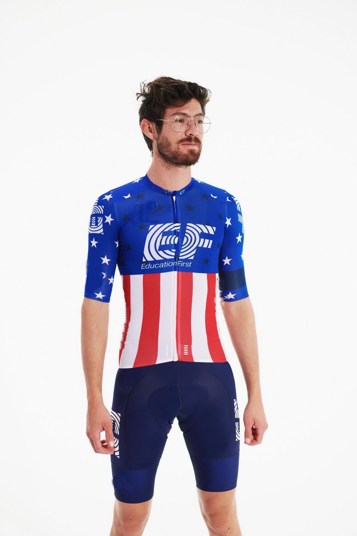 

2020 EF EDUCATION FIRST TEAM USA SHORT SLEEVE CYCLING JERSEY SUMMER CYCLING WEAR ROPA CICLISMO+ BIB SHORTS 3D GEL PAD SET SIZE:XS-4XL, Only jersey