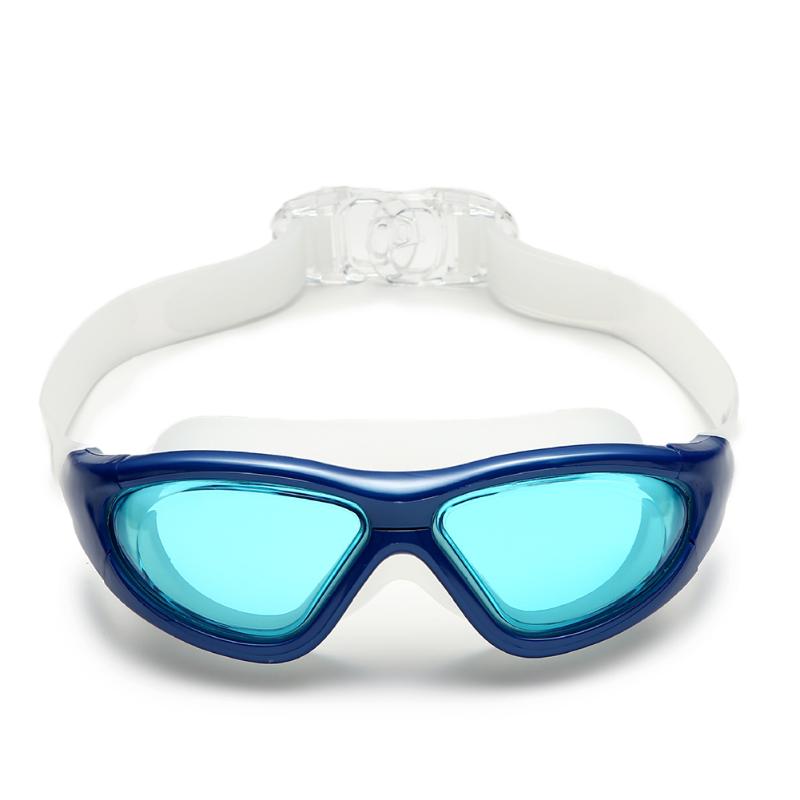 

UV Protection Waterproof Diving Eyewear Pool No Leaking Big Frame HD Men Women Adult Swim Goggles Silicone Adjustable Anti Fog