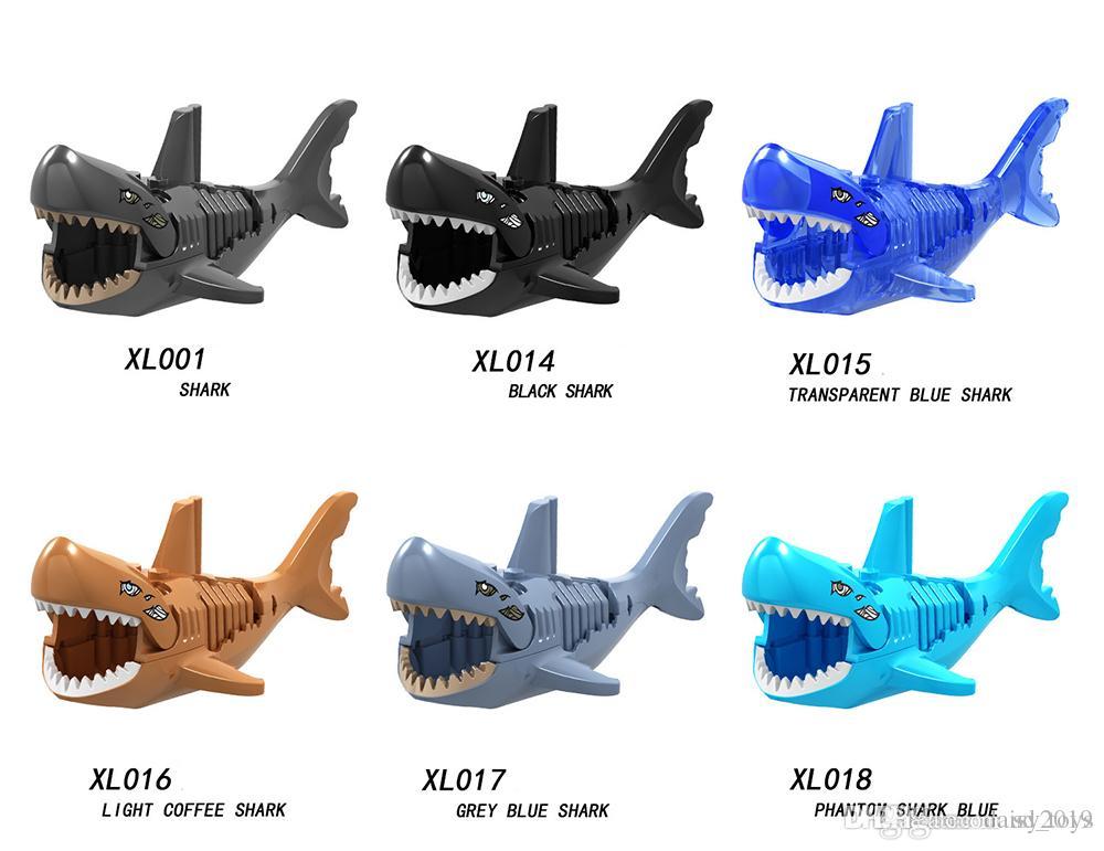 2pcs Horrible Shark JAWS Mini Figure Toy