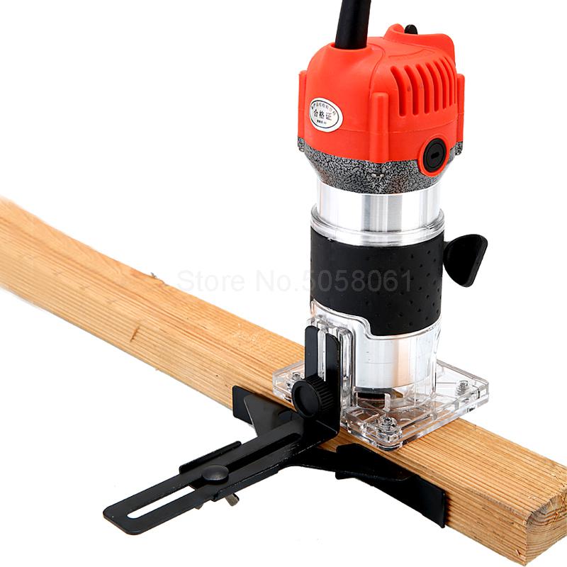 

Trimming machine woodworking electric wood milling engraving machine grade multi-function aluminum alloy slotting