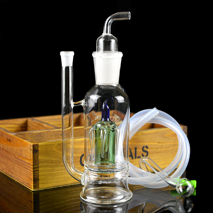

Glass Water Smoking Hookah Cigaret Filter Cigar Tube Holder Tobacco Pipes Portable Hookahs 2020 New Smoking Accessories