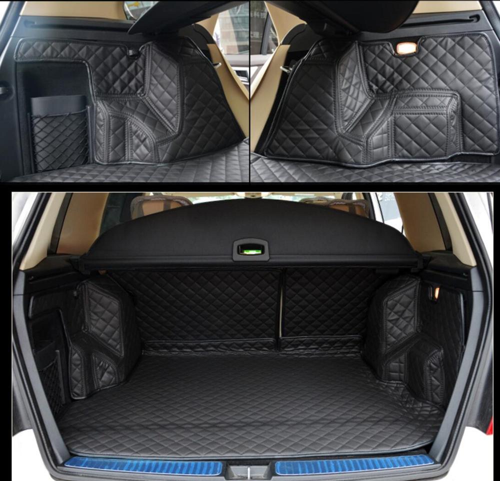 

fiber leather car trunk mat for - GLK280 GLK300 glk350 GLK220 X204 2008 2009 2010 2011 2012 2008-2016 accessories