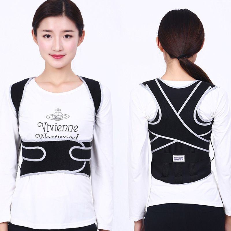 

Back Shoulder Support Posture Corrector Belt Men Women Corset Back Belt Lumbar Posture Corrector Brace Support, Blue