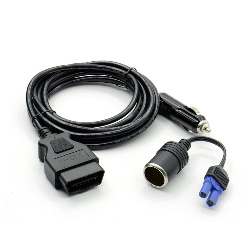 

VSTM 12V Memory Saver Adapter OBD2 II Emergency Cable with EC5 Socket Memory Saver(3Meter) ECU Interface Connector for Vehicle