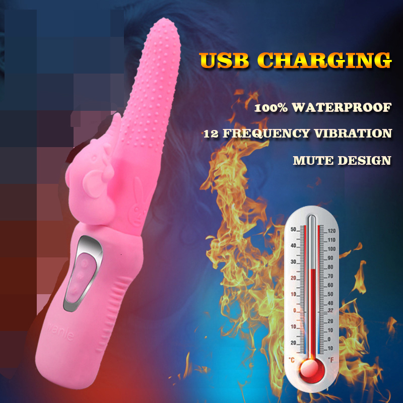 Vibrator Clitoral Vaginal Massage One Key Heati