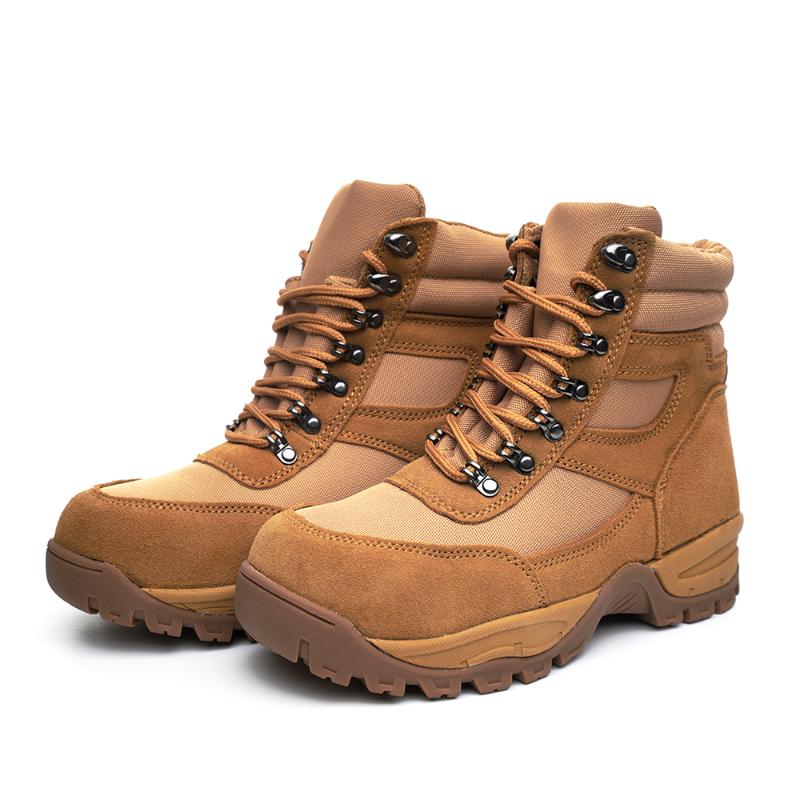 

Men Boots Ankle Rubber Combat Boots Men Sneakers Casual Shoes Outdoor Work Safety, Black