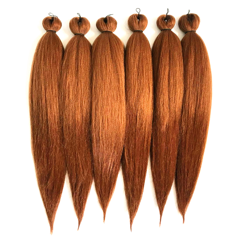 

FashionHair Products Pre Stretched Easy Synthetic Braiding Hair Jumbo Braids 26Inch Low Temperature EZ Yaki Synthetic Braids Hair Extensions, 1b+red