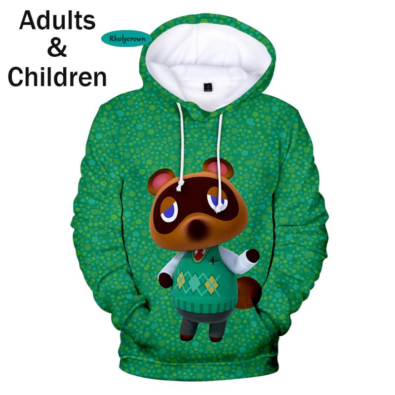 

New Cute 3D Animal Crossing Hoodies Men Sweatshirts Women Hot Autumn Kids Hooded boys girls Hoodie Casual Pullovers