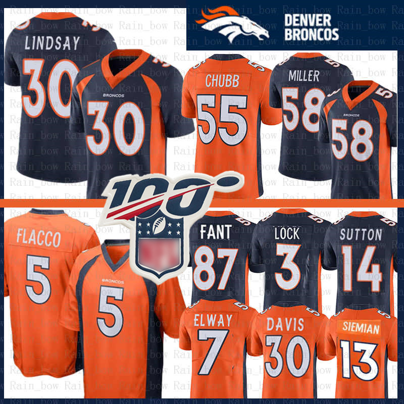 how much is a broncos jersey