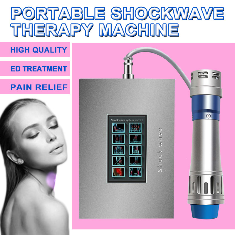 

Other Beauty Equipment Mini Shock Wave Therapy Machine with 7Bar Pump Imported From Germany for Pain Treatment ED Treatment