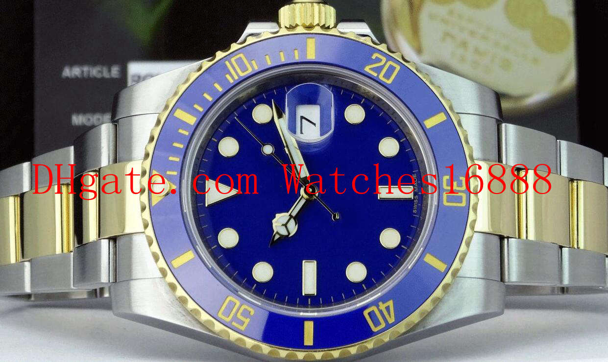 

Top Quality 18kt Gold & Steel Blue Ceramic 116613 40mm V7 ETA 2813 Automatic Machinery Movement Mens Watch Men's Wrist Watches