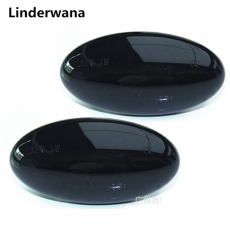 

For - Smart Fortwo W453 C453 2014 Car LED Turn Signal Side Marker Light Indicator Warning Lights 2pcs, As pic