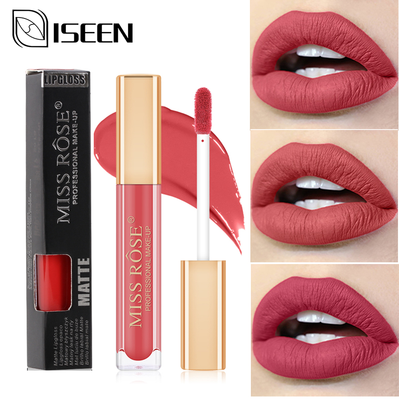 

12 color Velvet matte lip glaze waterproof non-stick lip gloss Long Lasting Keep 24 Hours Liquid lipstick Sexy matte Lipgloss, 17