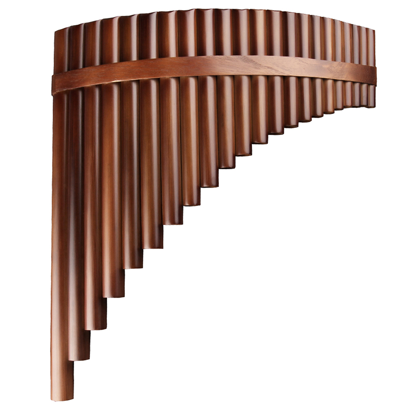 Professional Bamboo made Musical Instrument 22 Pipes Pan Flute C Key High Quality Pan Pipes Woodwind Instrument Bamboo Pan flute-image-528172453