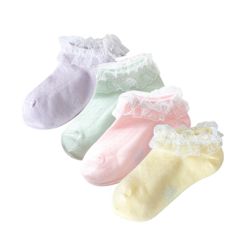 

Newborn Kid Baby Girls Socks Tutu Frill Socks Cute Soft Spanish Frilly Cotton, Green