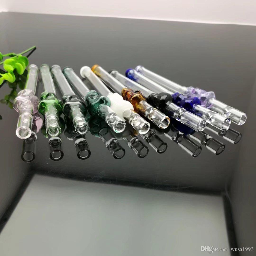 

Color glass nozzle skull bone Wholesale Glass bongs Oil Burner Glass Water Pipes Oil Rigs Smoking Free