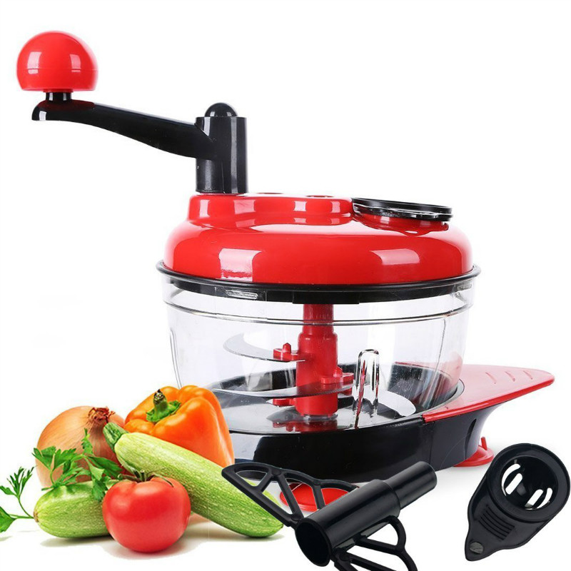 

Manual Food Processor Chopper Multifunctional Meat Vegetable Fruit Chopper Meat Grinder Manual Grinder
