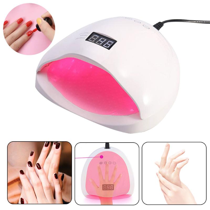 

Us Plug 48w 24 Led Nail Lamp Red Light Phototherapy Machine Dryer Whitening Function Uv Light For Gel Nails Dryer Tools Lamp, As pic