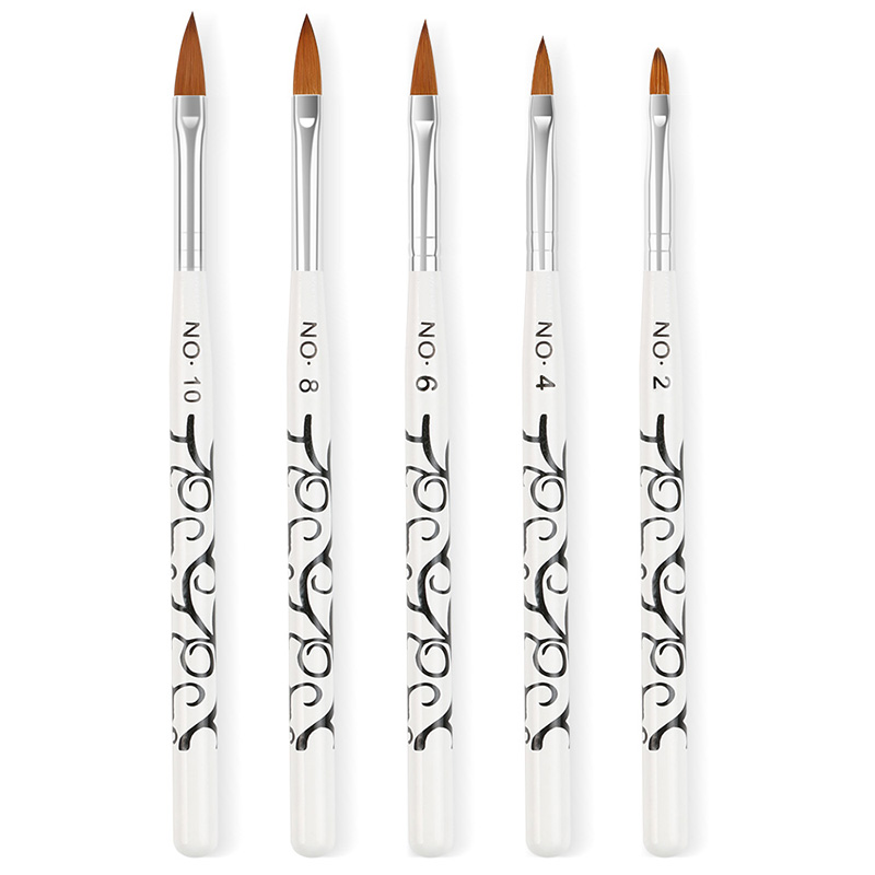 

1pcs Nail Brush For Extend Nails Nail Carved UV Gel Builder Painting Dotting Pen Carving Tips Manicure Salon Tools
