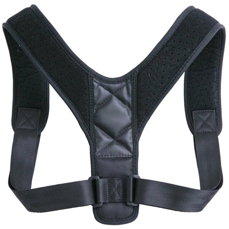 

Back Correction With Breathable Adjustable Humpback Sitting Posture Corrector Men And Women Children Back Shoulder Support, As pic