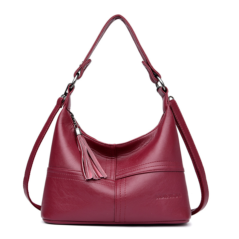 

2019 new European and American fashion shoulder diagonal lady backpack backpack bags, Black