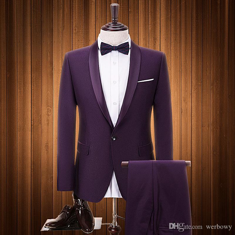 

2019 Latest Designs Men Suit Custom Made Size Tuxedos Prom Dinner Mens Suits Best Man Groom Wedding Suits (Jacket +Pants+Bow Tie, Black;gray