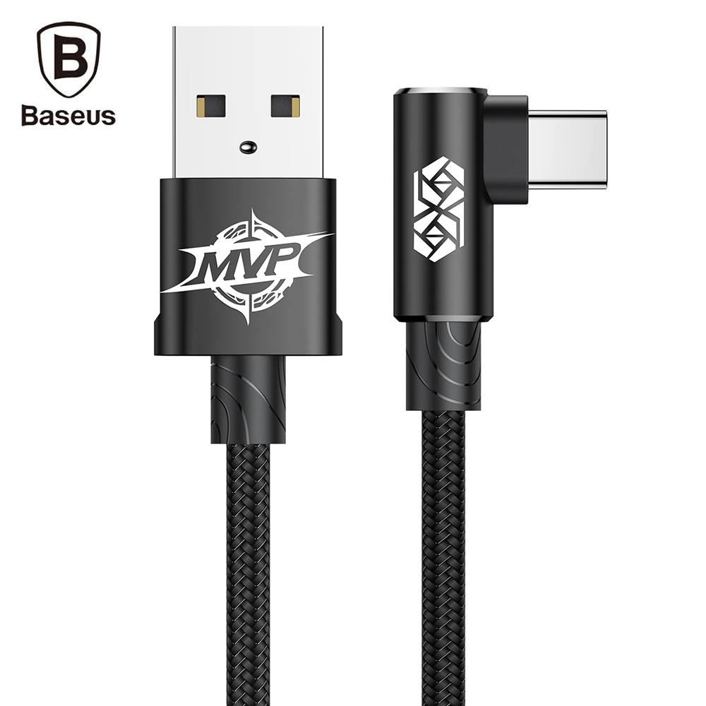 

Baseus MVP Elbow 2m Cable 1.5A USB Charging Type-C, Red