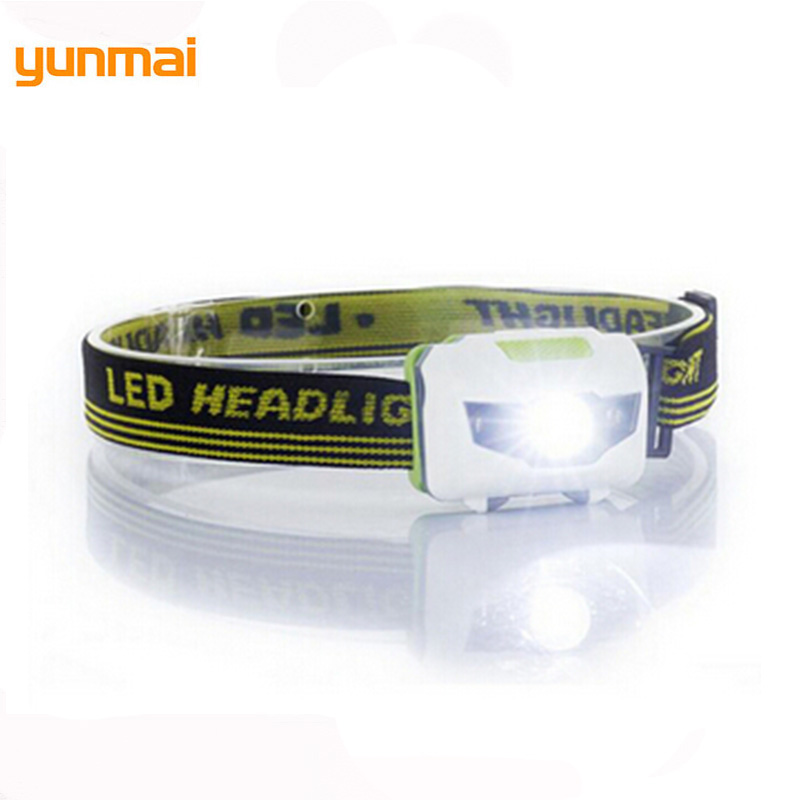 

Mini Powerful LED Headlamp 4 Mode Headlamp Waterproof LED Headlight Head white+red light Head lamp Torch light 3*